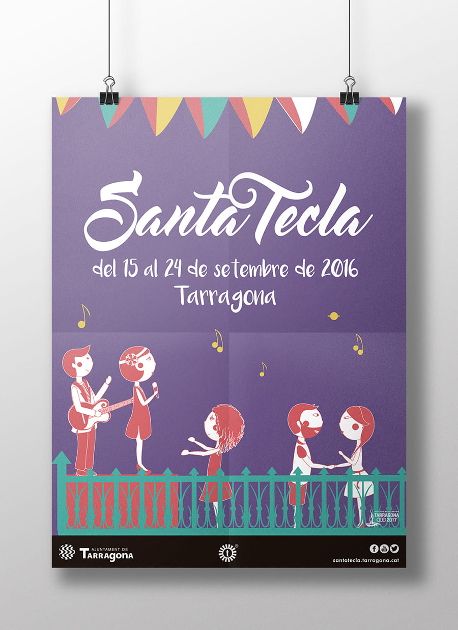 Cartel Santa Tecla
